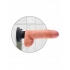 King Cock 7 inches Cock with Balls Vibrating – Beige