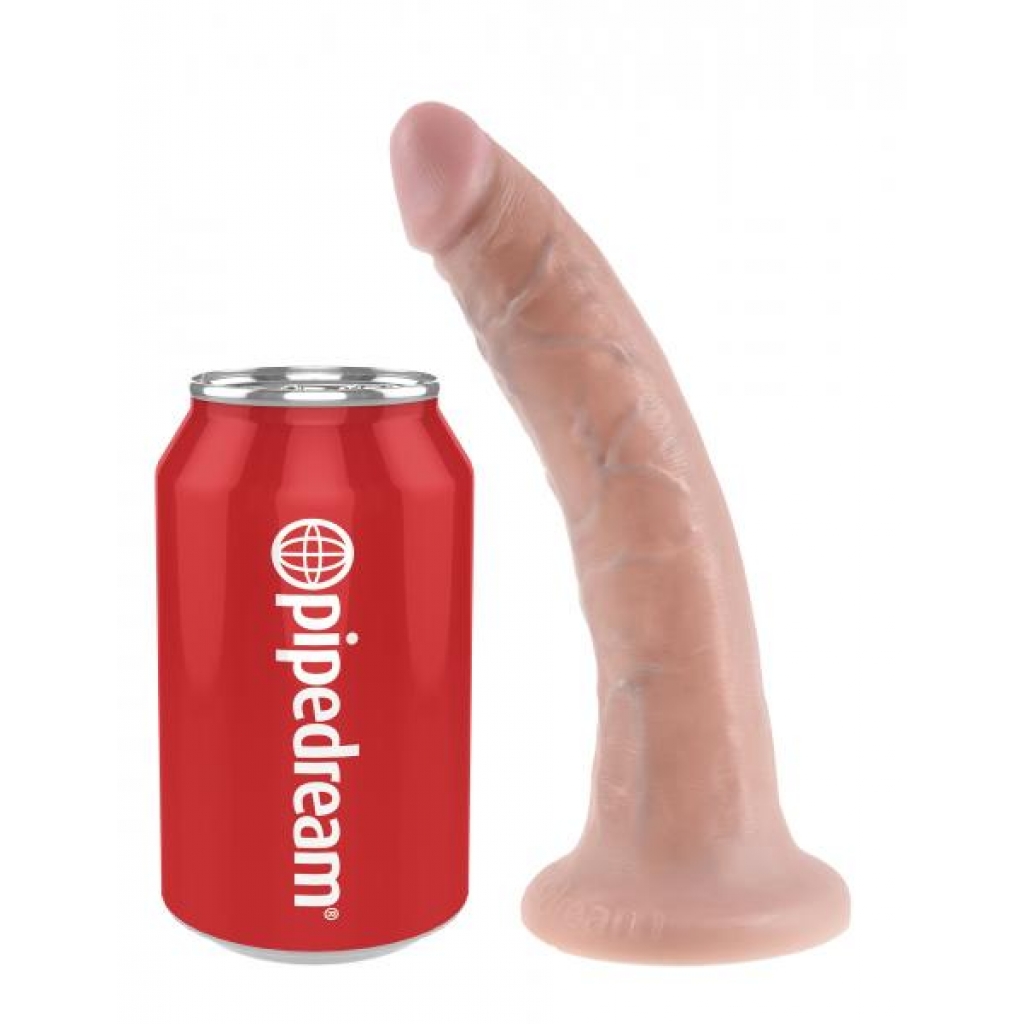 King Cock 7-Inch Dildo - Beige