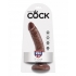 King Cock 7 Inches Cock - Brown