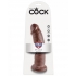 King Cock 9 Inch Dildo - Brown