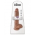 King Cock: 10-Inch Realistic Tan Dildo with Balls