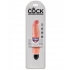 King Cock 7 inches Vibrating Stiffy Beige