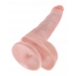 King Cock 6-Inch Realistic Dildo with Balls - Beige