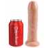 King Cock 7 Inch Uncut Dildo - Beige