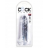 King Cock Clear 6 Inches Cock - Realistic Experience