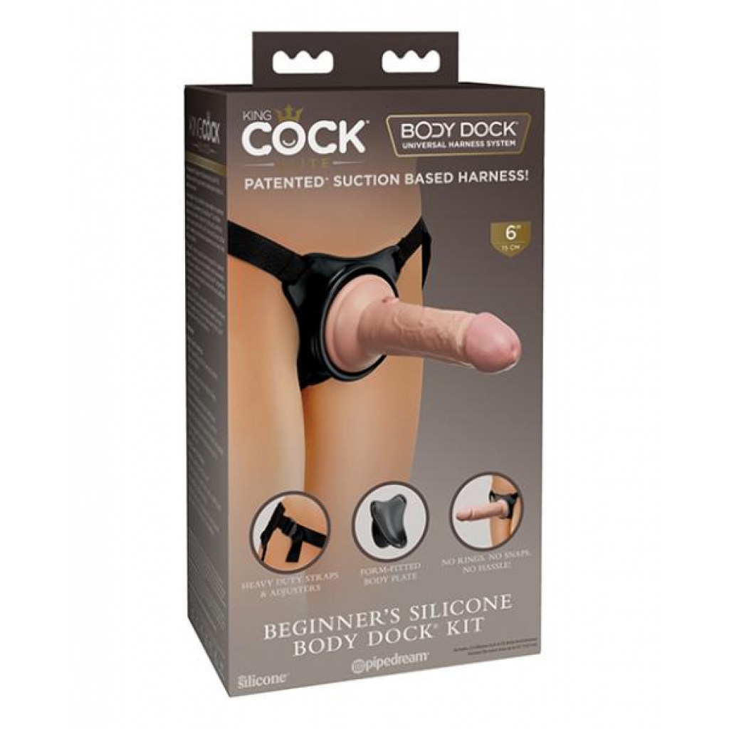 King Cock Elite Beginner's Silicone Body Dock Kit