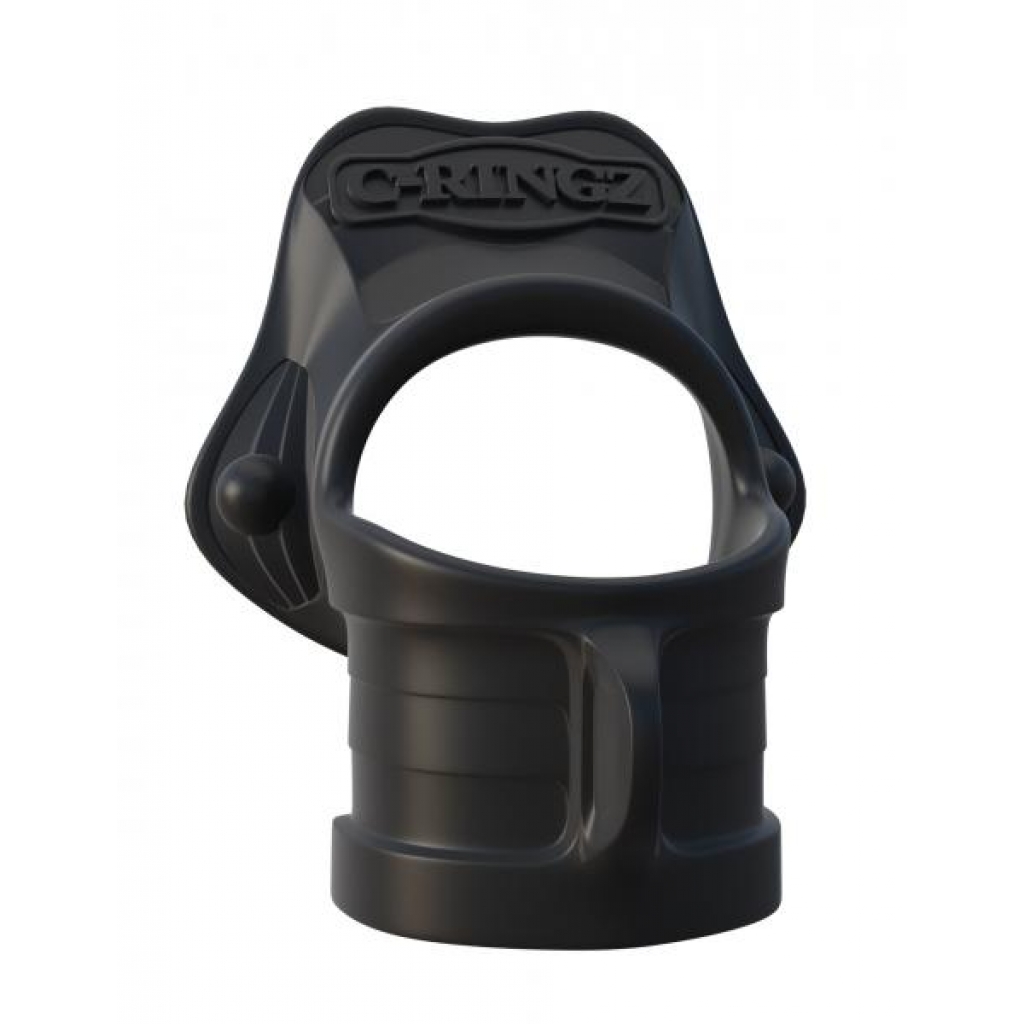 Fantasy C-Ringz Rock Hard Ring & Ball Stretcher - Black