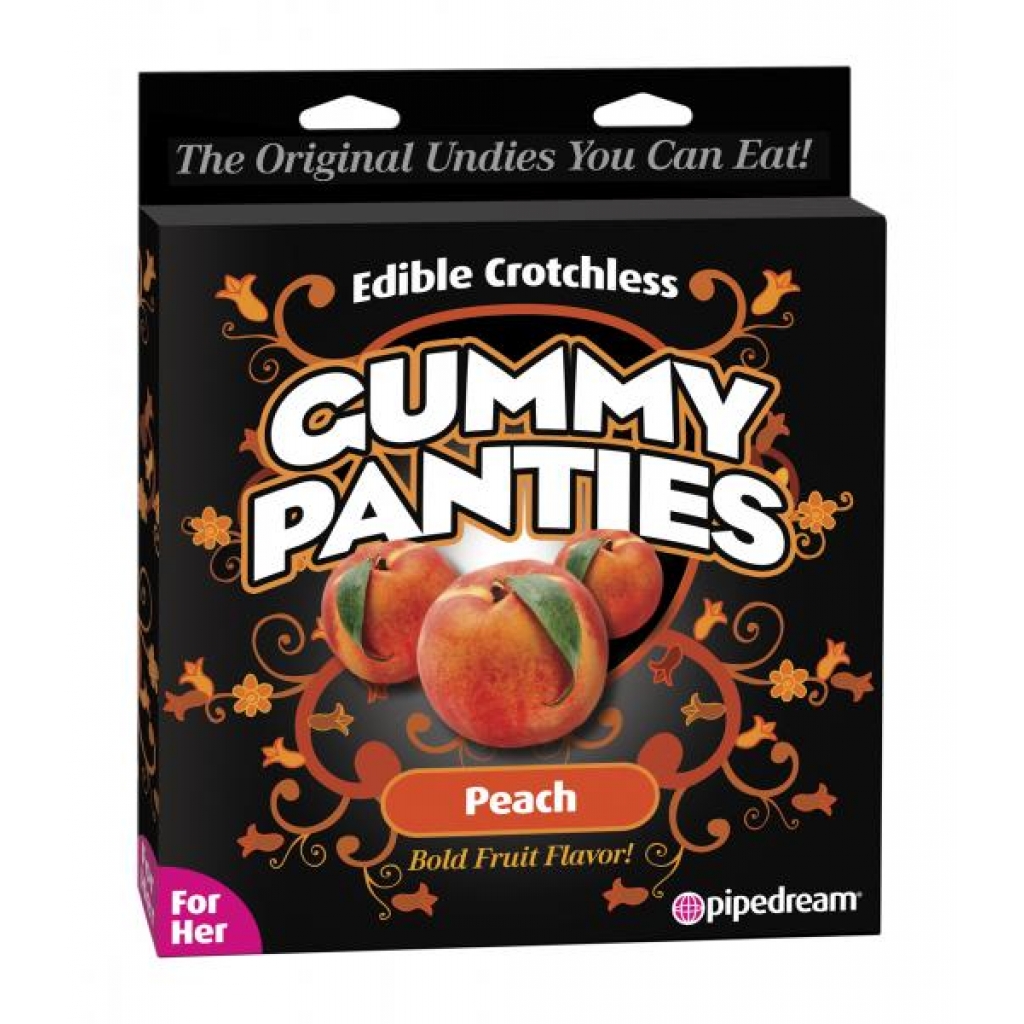 Peach Flavor Edible Crotchless Gummy Panty