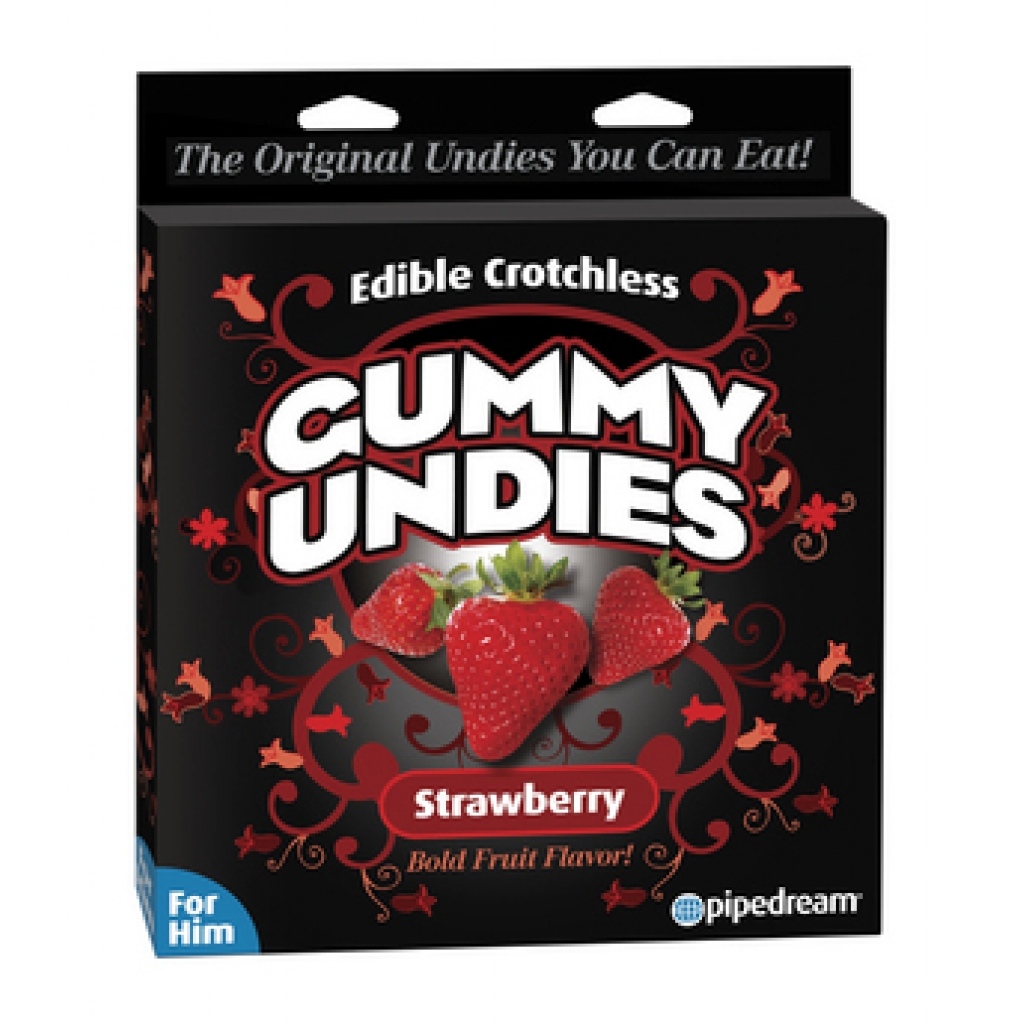 Edible Male Gummy Undies Strawberry