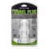 Double Tunnel Plug - Medium Clear