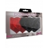 Stolen Kisses Hearts Pasties Red & Black 2 Pack