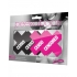 Peekaboos Censored Pasties - 2 Pairs (Black & Pink)