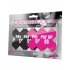 Peekaboos Pay Up Pasties - 2 Pairs (1 Black, 1 Pink)