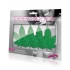 Peekaboos Mary Jane Pasties Green - 2 Pairs