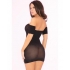 Sexy Plus Size Lingerie Dress with Sheer Details