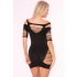 Pink Lipstick Back to Bad Seamless Dress - Alluring Black Elegance