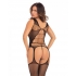 Flight Risk Sheer Bodystocking - Black O/S