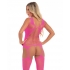 Flight Risk Sheer Bodystocking - Pink (O/S)