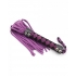 Plesur 15-Inch Leather Flogger - Purple