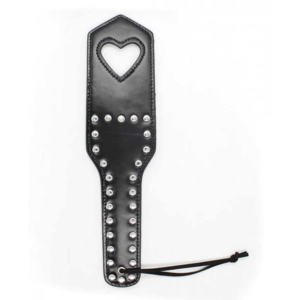 Plesur Cut-out Heart Spanking Paddle: Bold Pleasure