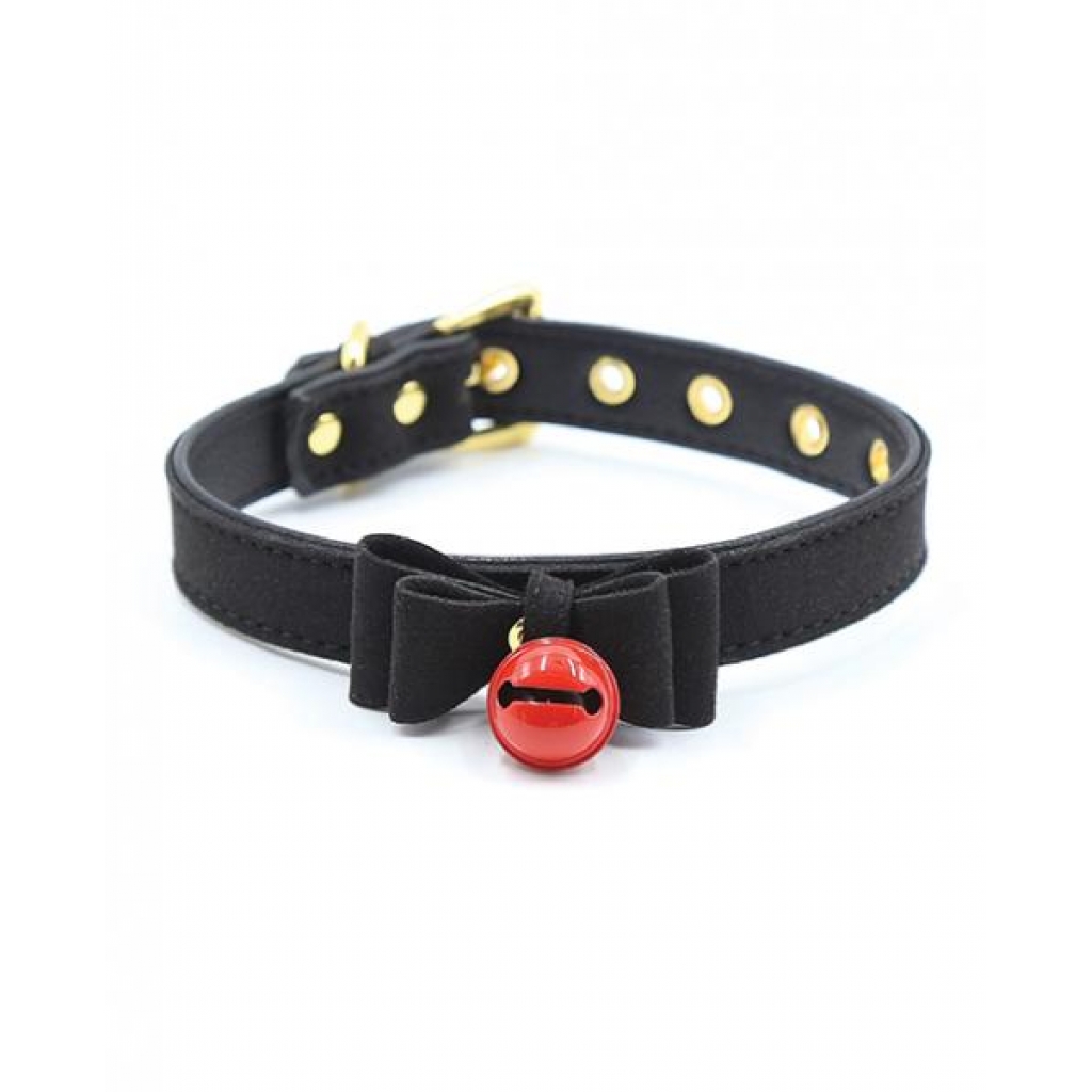 Plesur Cat Bell Bow Tie Collar: Submissive Chic