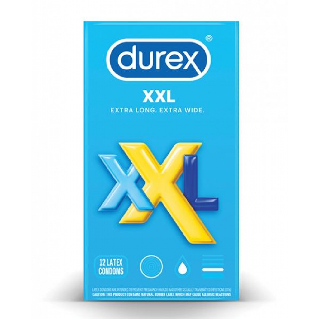 Durex XXL Extra Large Condoms - Pack of 12