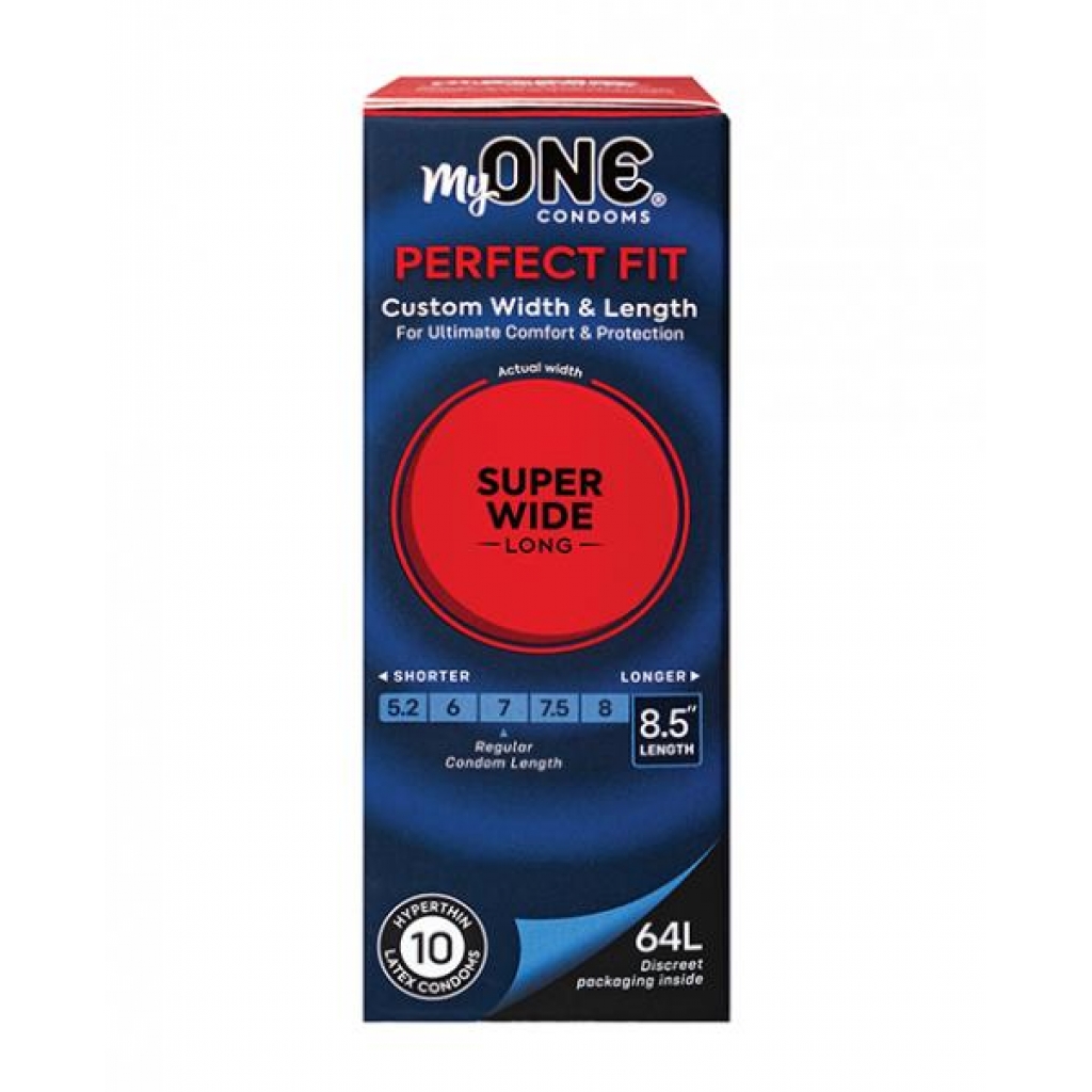 My One Super Wide & Long Condoms - 10 Pack