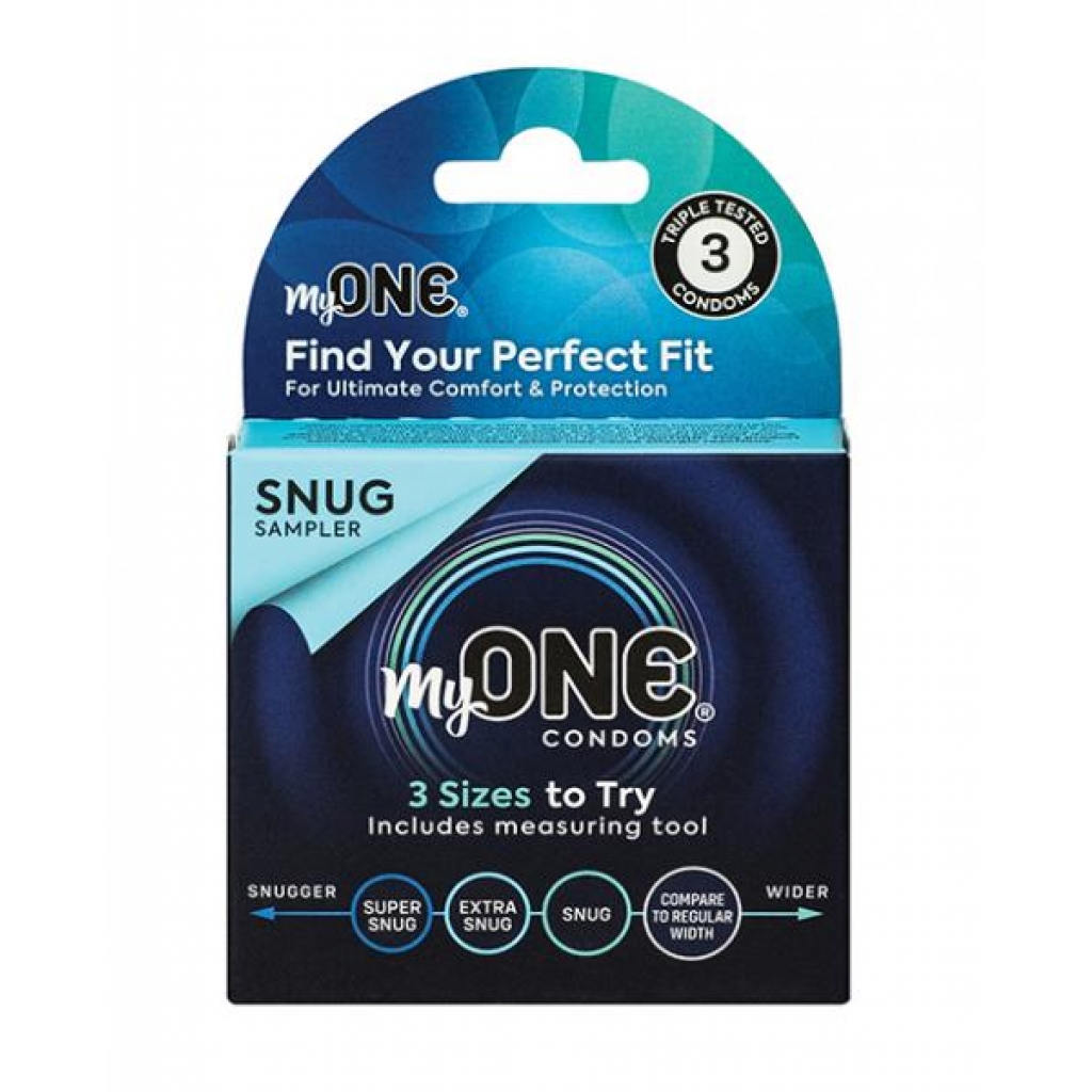 MyONE Snug Sampler Condoms - Pack of 3