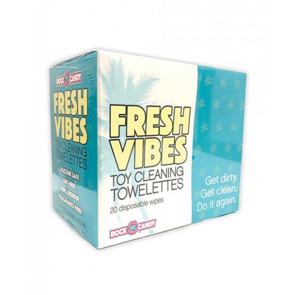 Rock Candy Fresh Vibes Toy Cleaning Towelettes - 20 Count