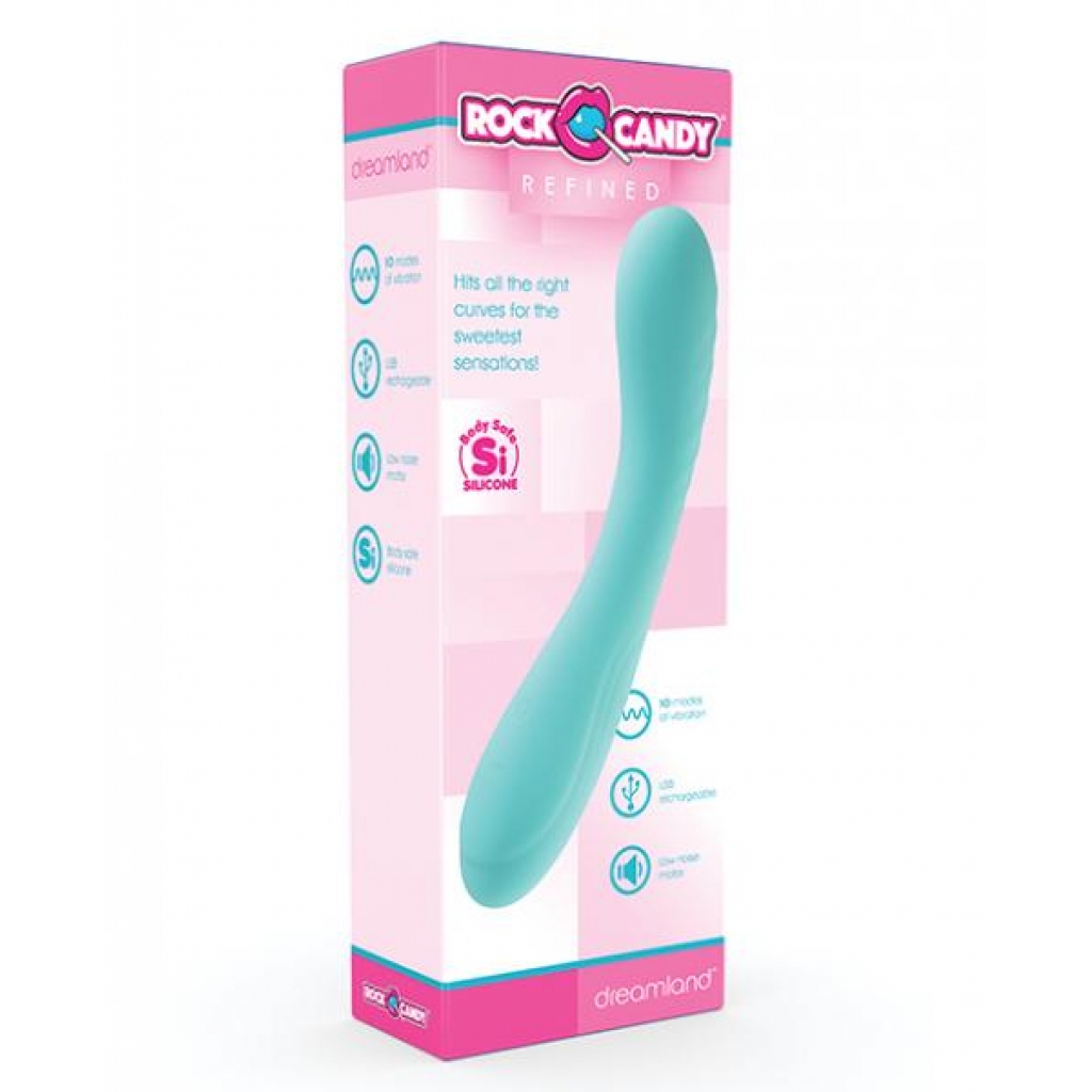 Rock Candy Dreamland G Spot Vibrator - Vibrant Blue