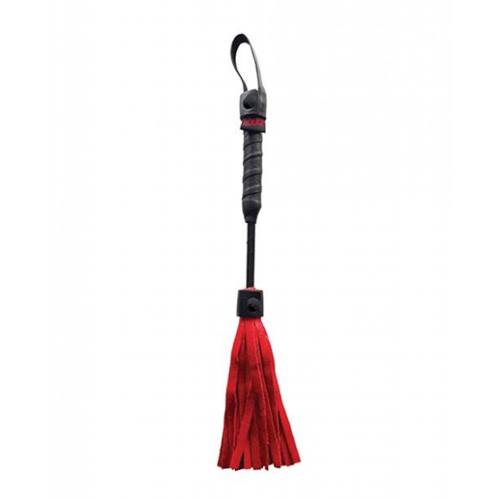 Rouge Mini Leather Flogger - Red