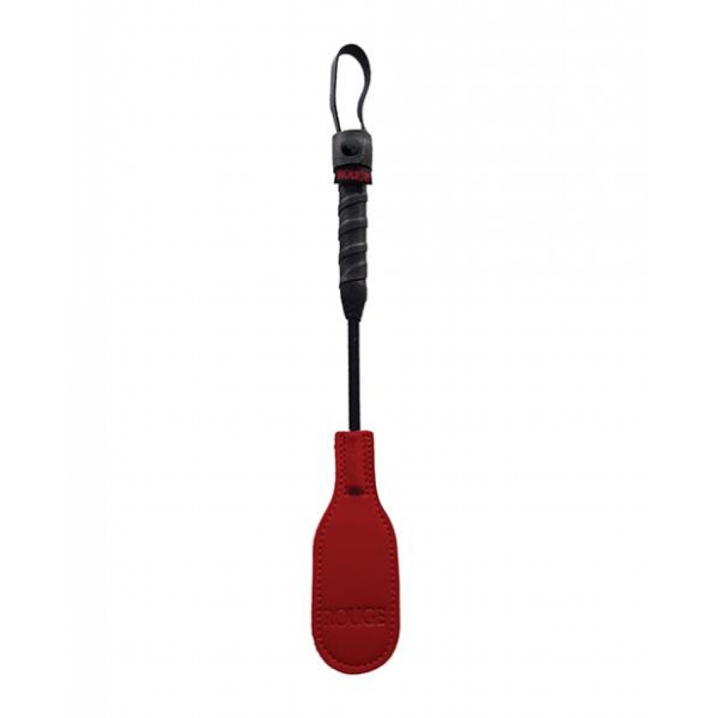 Rouge Mini Leather Oval Paddle - Red