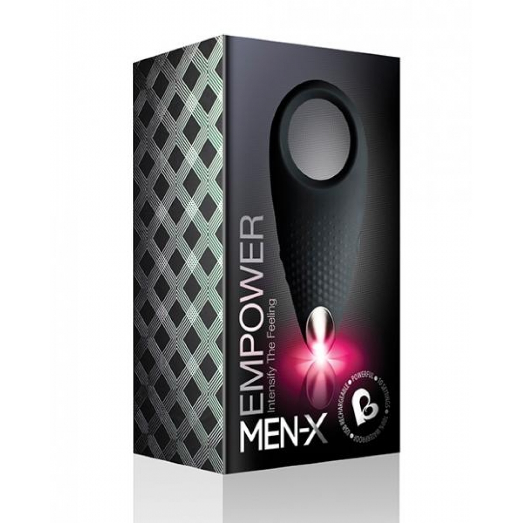 Rocks Off Men-x Empower Couples Stimulator - Black