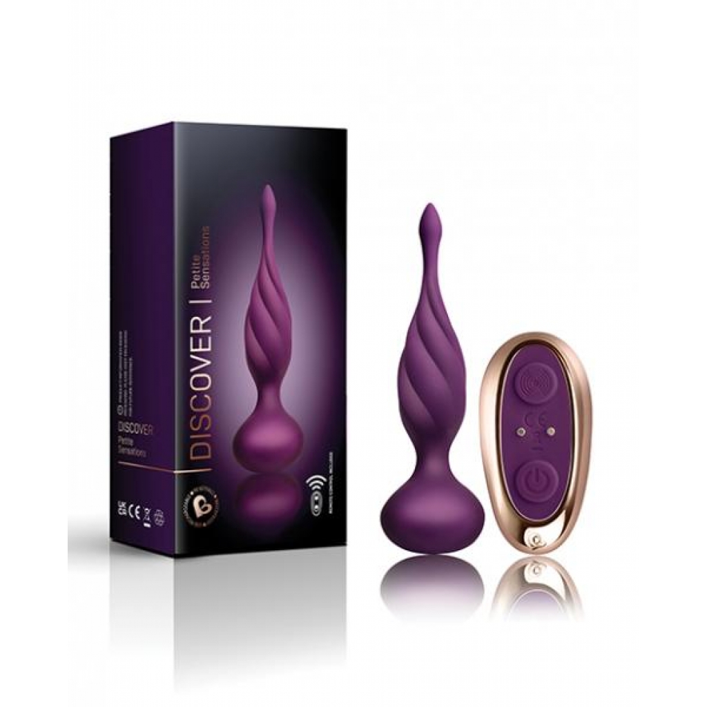 Rocks Off Petite Sensations Discover Plug with Remote in Purple