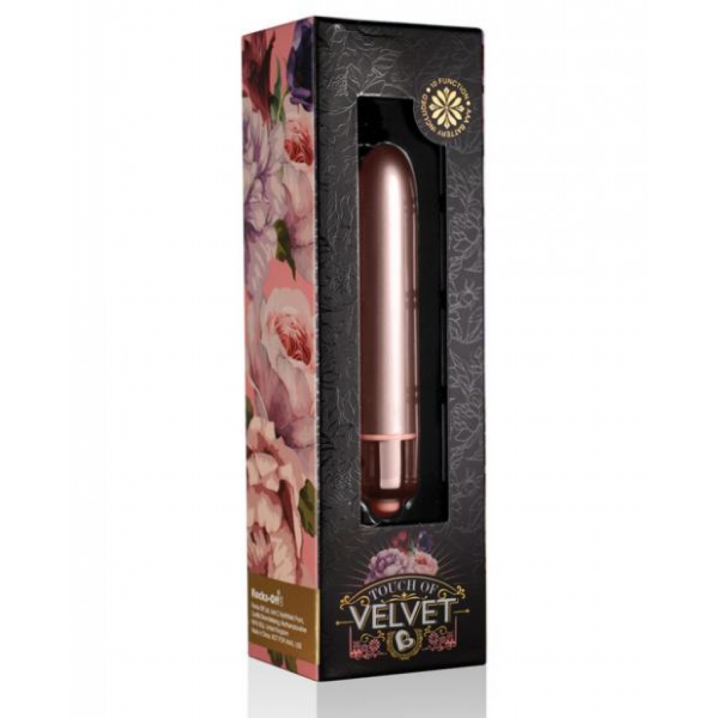 Rocks Off Touch Of Velvet - Rose Blush Bullet Vibrator