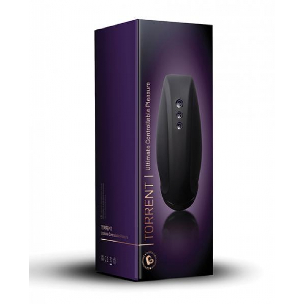 Rocks Off Torrent Rechargeable Stroker - Black