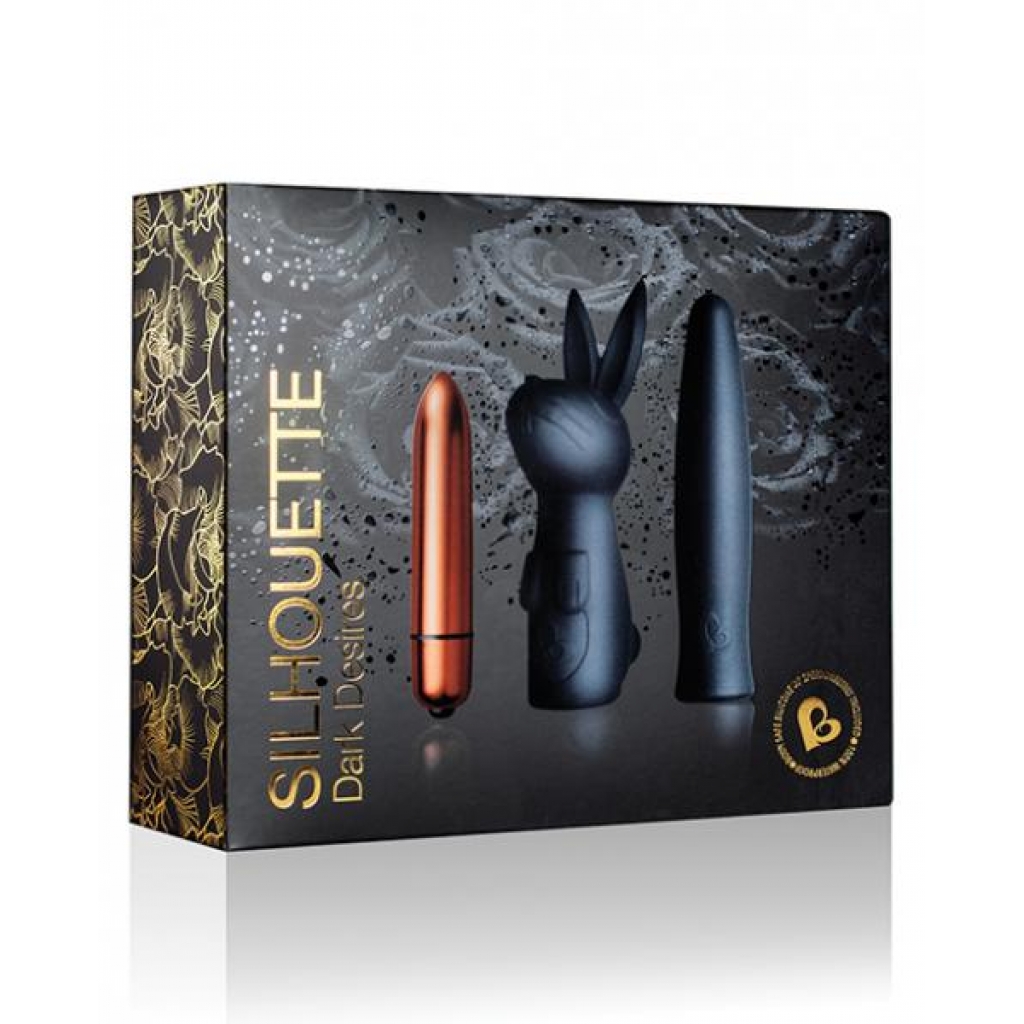 Rocks Off Silhouette Dark Desires Kit - Copper/Black