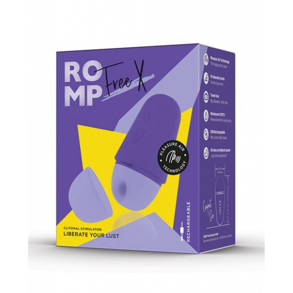 Romp Free X Clitoral Vibrator - Purple