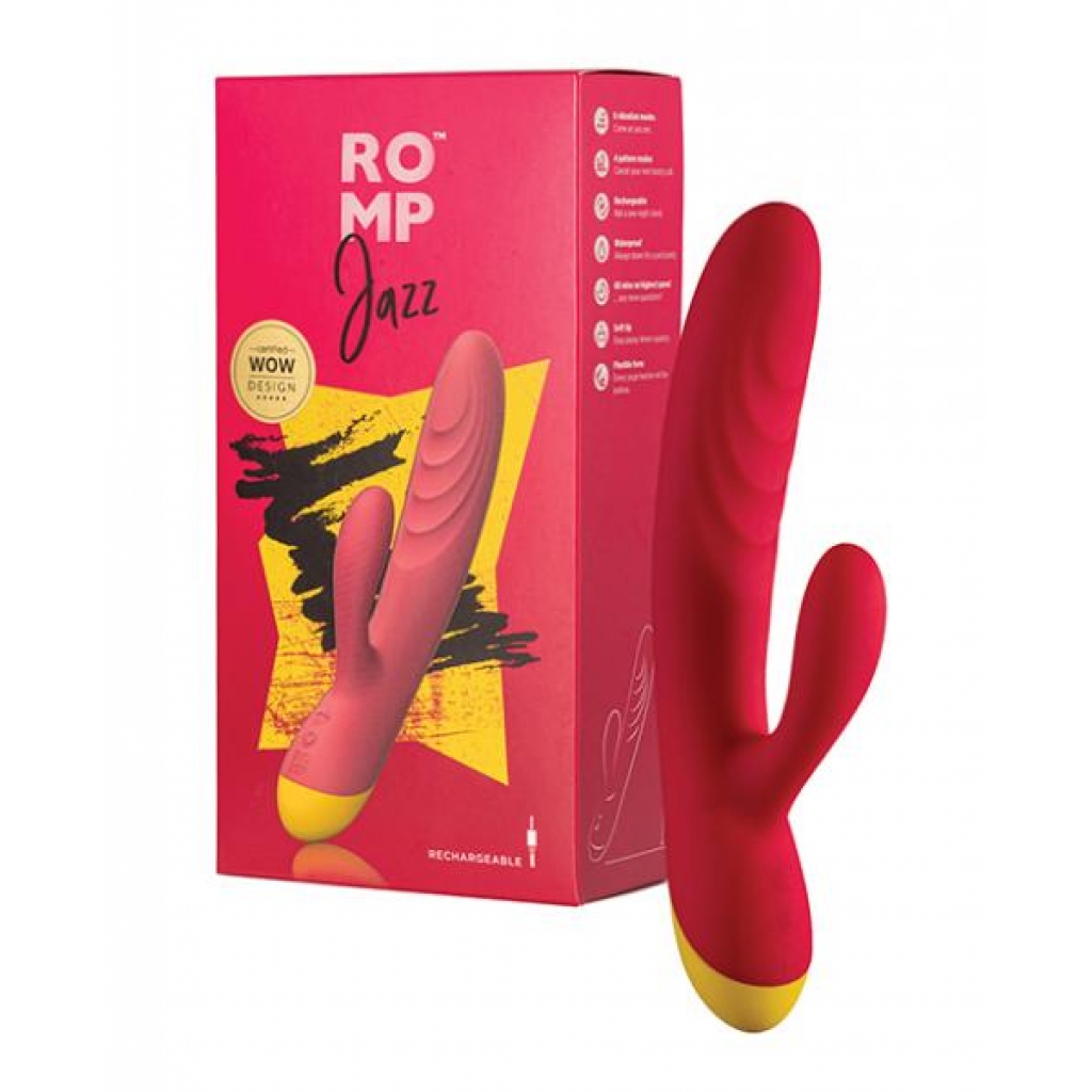 Romp Jazz Rabbit Vibrator: Berry Delight for Intense Pleasure