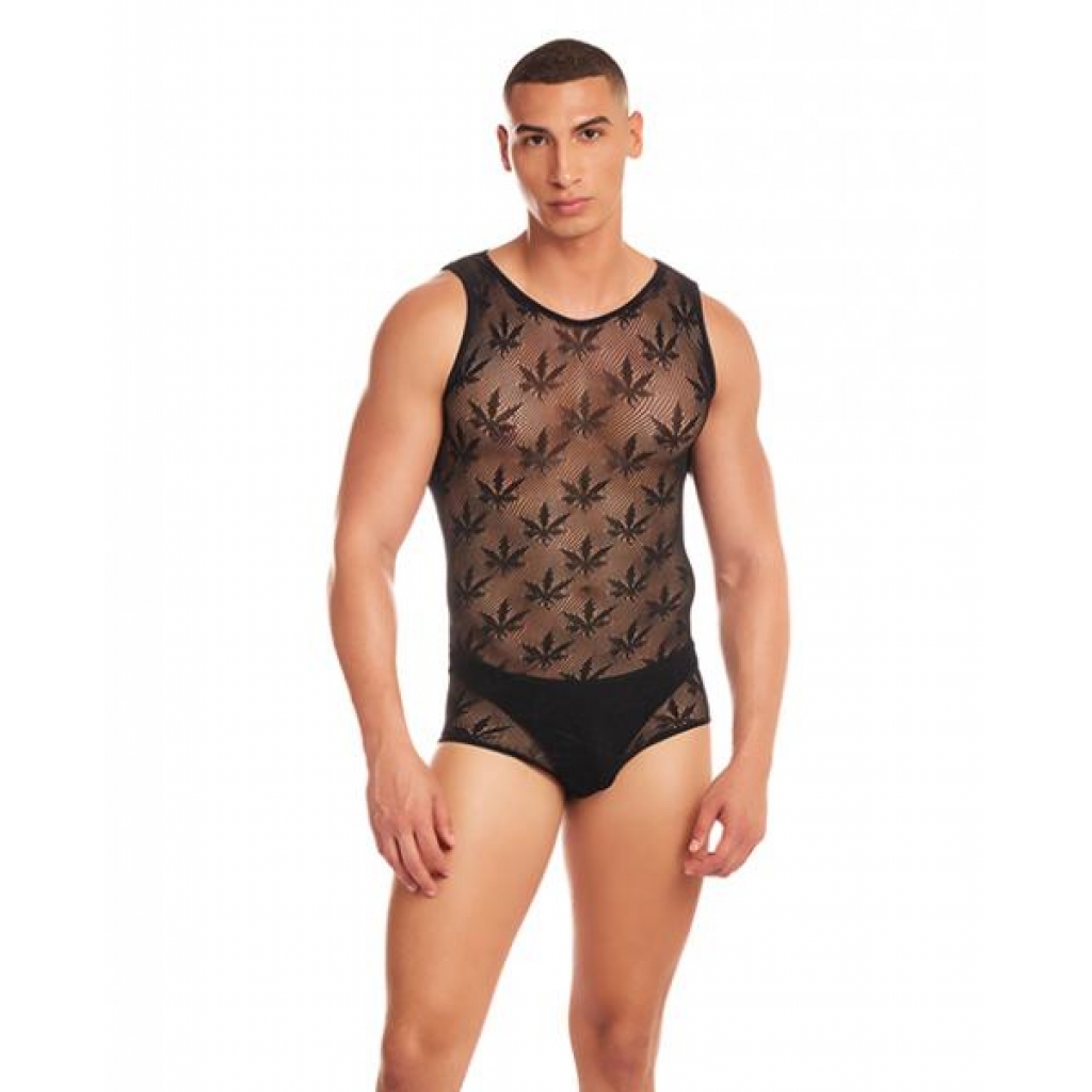 Rainbow Party Night Blaze Singlet 2-Pc Set - Black S/M