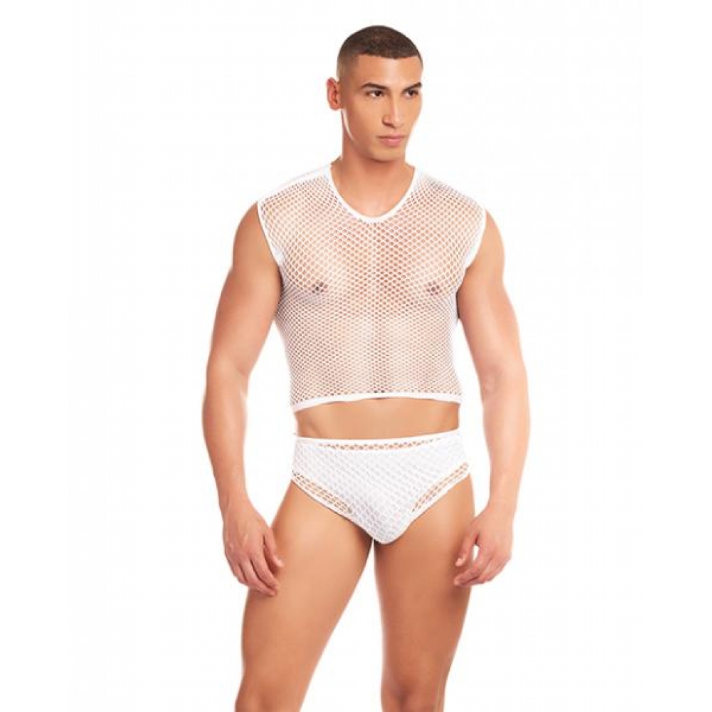 Rainbow Party Net Flex Mesh Set - White L/XL