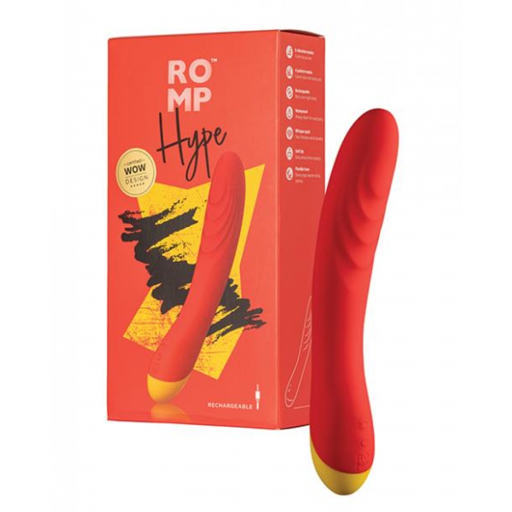 Romp Hype G-Spot Vibrator in Red