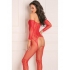 Rene Rofe Make You Melt Bodystocking Red O/S