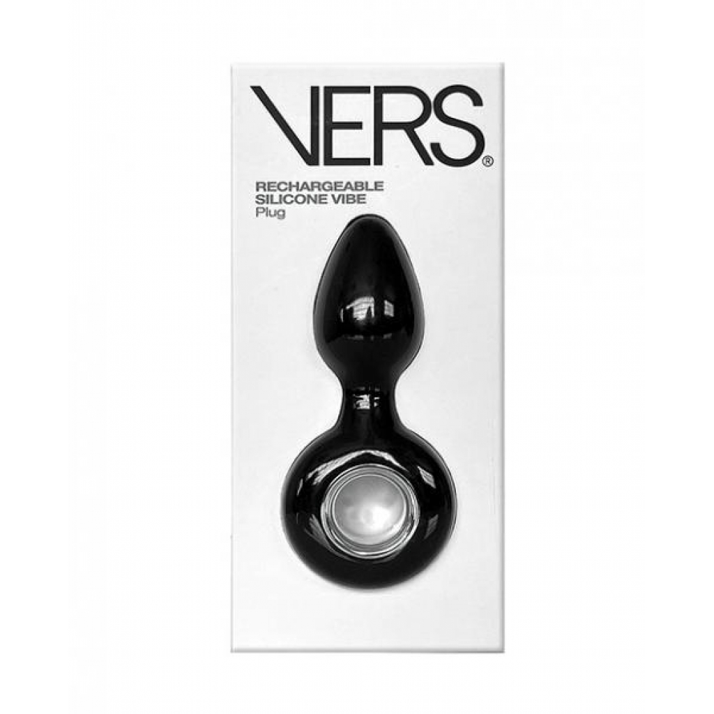 VERS Vibrating Anal Plug - Black