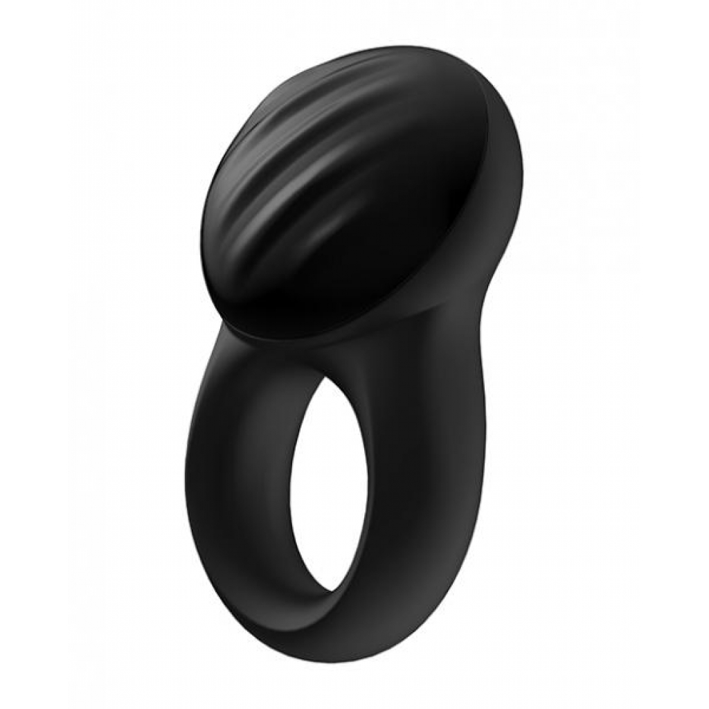 Satisfyer Signet Ring with Bluetooth Control - Blue