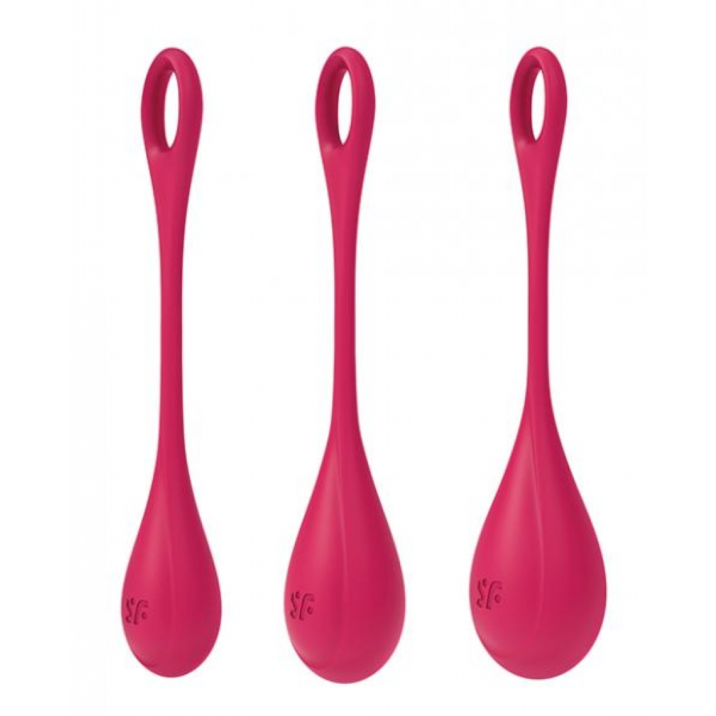 Satisfyer Yoni Power 1 Balls Training Set - Red