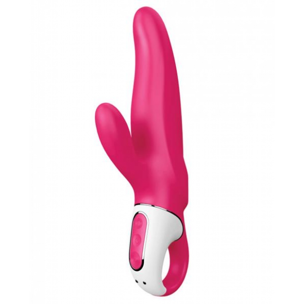 Satisfyer Vibes Mr. Rabbit Pink Vibrator - Dual Stimulation