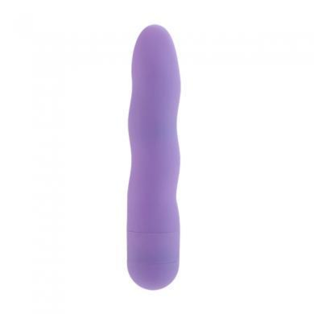 First Mini Power Swirl Vibrator: Purple