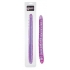 Translucence Slim Jim Duo Double Dong 17.5 Inch - Purple - Cal Exotics