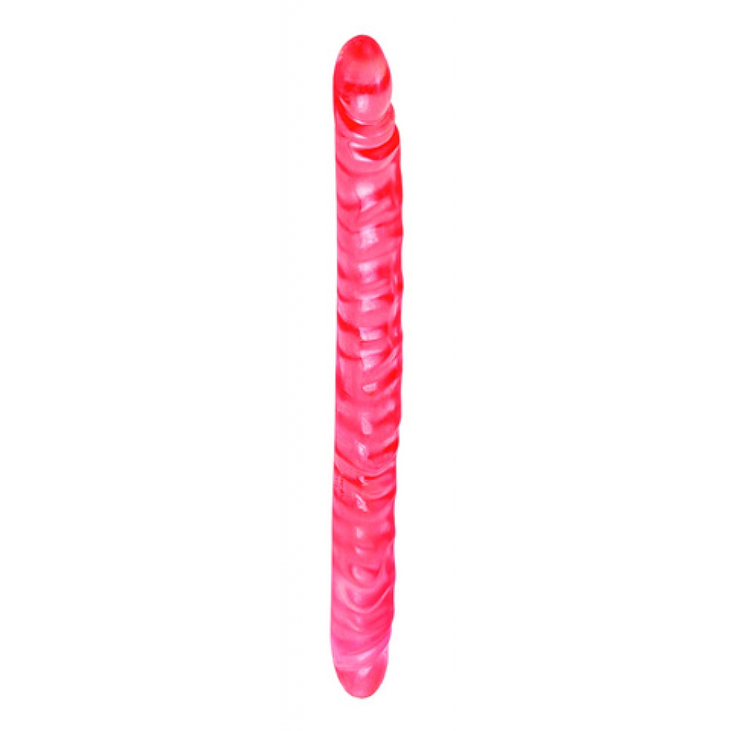 Translucence Slim Jim Duo Double Dong 17.5 Inch - Pink - Cal Exotics